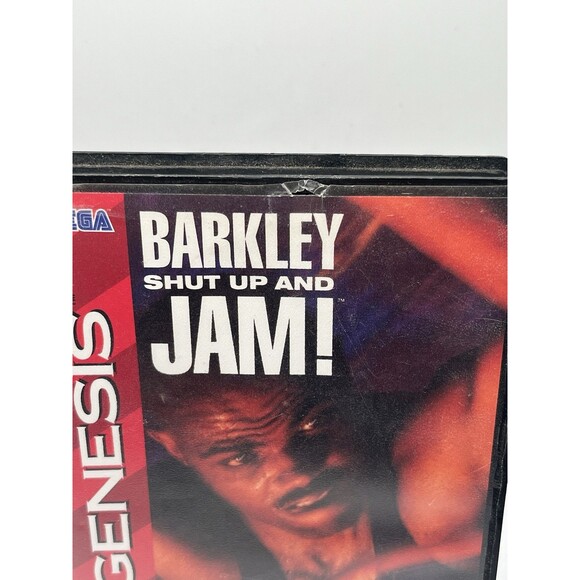 Barkley: Shut Up And Jam! In Box No Manual Sega Genesis Used 1994 TESTED - Picture 2 of 8
